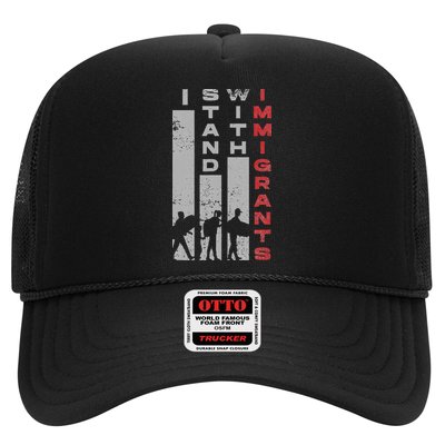 Immigrants Human Rights And I Stand With Immigrants Trucker Hat