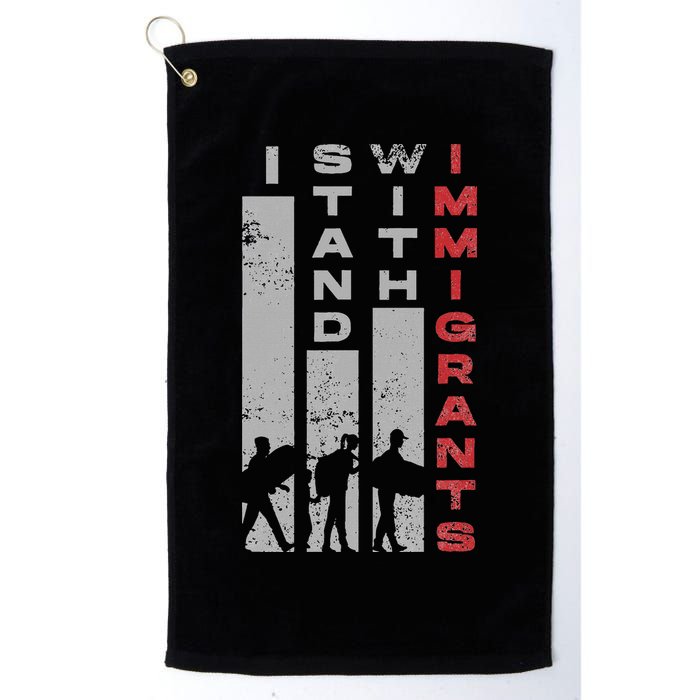 Immigrants Human Rights And I Stand With Immigrants Golf Towel