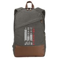 Immigrants Human Rights And I Stand With Immigrants Cotton Canvas Backpack