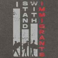 Immigrants Human Rights And I Stand With Immigrants Cotton Canvas Backpack