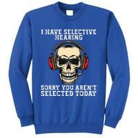 I Have Selective Hearing cool funny Skull design headphones  Sweatshirt