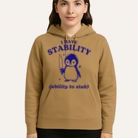 I Have Stability Ability To Stab Funny Penguin Hoodie