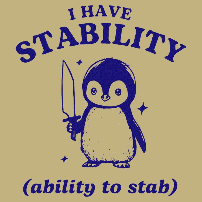 I Have Stability Ability To Stab Funny Penguin Hoodie
