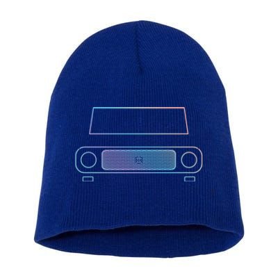 International Harvester Scout 80 1963 Truck White Outline Gift Short Acrylic Beanie