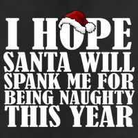 I Hope Santa Will Spank Me For Being Naughty This Year Adult Drive Performance Visor