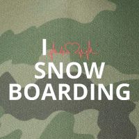 I Heart Snow Boarding With Red Heart, I Love Snow Boarding Legacy Tie Dye Trucker Hat