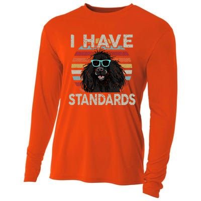 I Have Standards Poodle Cooling Performance Long Sleeve Crew