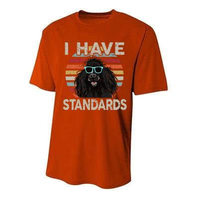 I Have Standards Poodle Performance Sprint T-Shirt