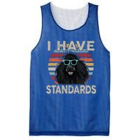 I Have Standards Poodle Mesh Reversible Basketball Jersey Tank