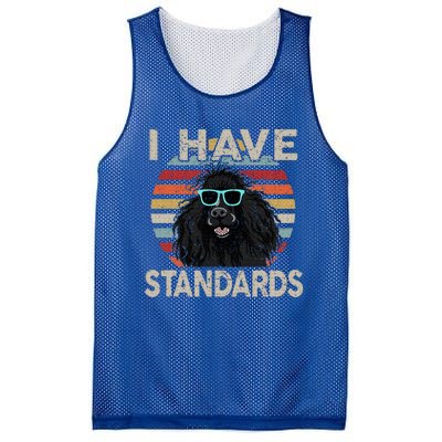 I Have Standards Poodle Mesh Reversible Basketball Jersey Tank