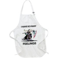 I Have So Many Feelings Full-Length Apron With Pockets