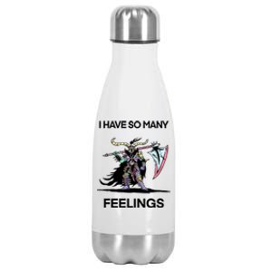 I Have So Many Feelings Stainless Steel Insulated Water Bottle