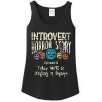 Introvert Horror story Working Group Back To School  Ladies Essential Tank