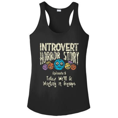 Introvert Horror story Working Group Back To School  Ladies PosiCharge Competitor Racerback Tank