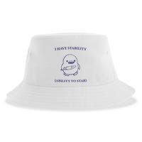 I Have Stability Ability To Stab Sustainable Bucket Hat
