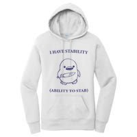 I Have Stability Ability To Stab Women's Pullover Hoodie