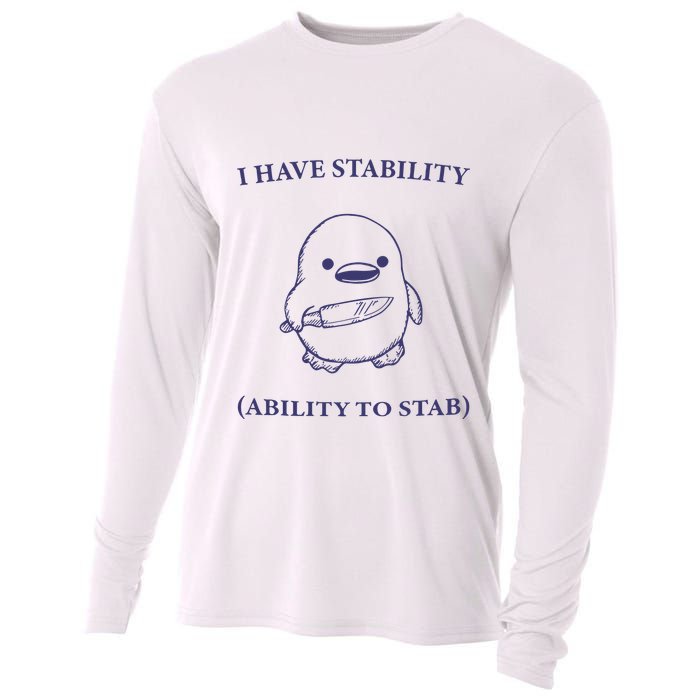 I Have Stability Ability To Stab Cooling Performance Long Sleeve Crew