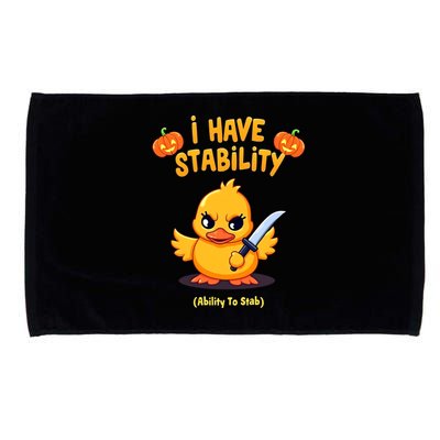 I Have Stability Ability To Stab Microfiber Hand Towel