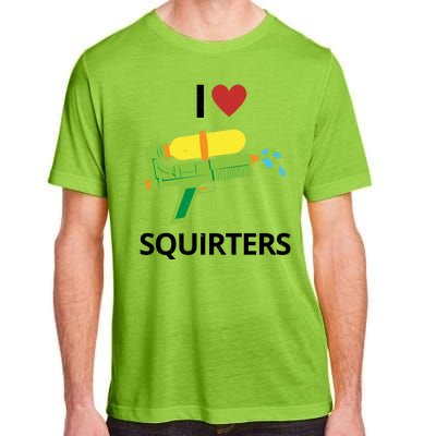 I Heart Squirters Funny Water Gun Adult ChromaSoft Performance T-Shirt