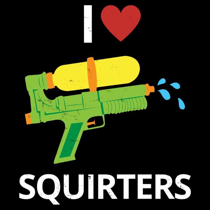 I Heart Squirters Funny Water Gun Button