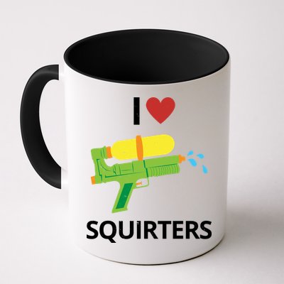 I Heart Squirters Funny Water Gun Mug