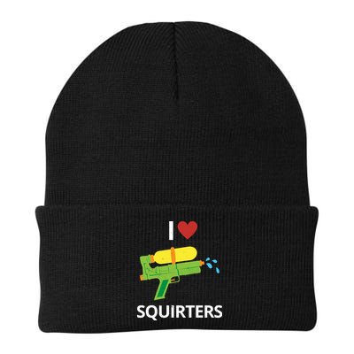 I Heart Squirters Funny Water Gun Beanie