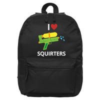 I Heart Squirters Funny Water Gun 16 in Basic Backpack