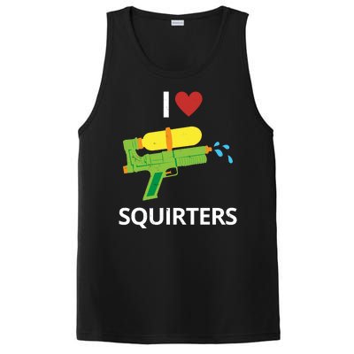 I Heart Squirters Funny Water Gun PosiCharge Competitor Tank