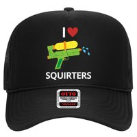 I Heart Squirters Funny Water Gun Trucker Hat