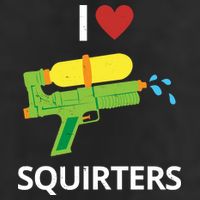 I Heart Squirters Funny Water Gun Trucker Hat