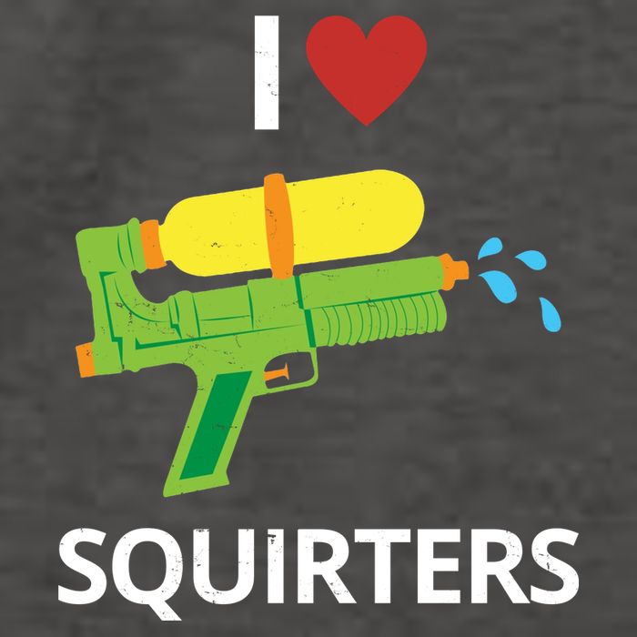 I Heart Squirters Funny Water Gun Vector Backpack