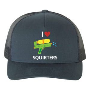 I Heart Squirters Funny Water Gun Yupoong Adult 5-Panel Trucker Hat