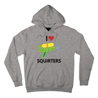 I Heart Squirters Funny Water Gun Hoodie