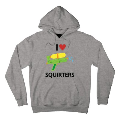 I Heart Squirters Funny Water Gun Hoodie