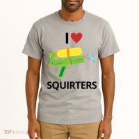 I Heart Squirters Funny Water Gun Tall T-Shirt