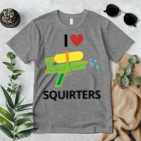 I Heart Squirters Funny Water Gun Premium T-Shirt