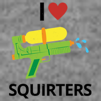 I Heart Squirters Funny Water Gun Premium T-Shirt
