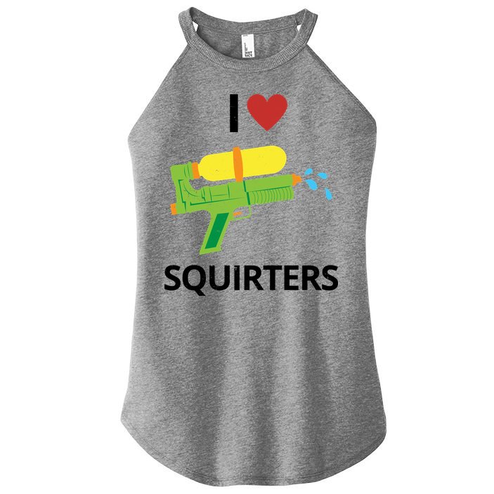 I Heart Squirters Funny Water Gun Women's Perfect Tri Rocker Tank
