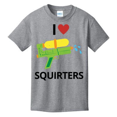 I Heart Squirters Funny Water Gun Kids T-Shirt