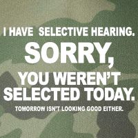 I Have Selective Hearing You Werent Selected Today Funny Legacy Tie Dye Trucker Hat