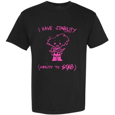 I Have Stability Ability To Stab Angel Dust Fanart Garment-Dyed Heavyweight T-Shirt