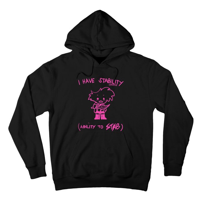 I Have Stability Ability To Stab Angel Dust Fanart Hoodie