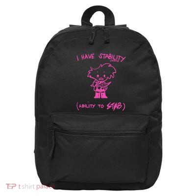 I Have Stability Ability To Stab Angel Dust Fanart 16 in Basic Backpack