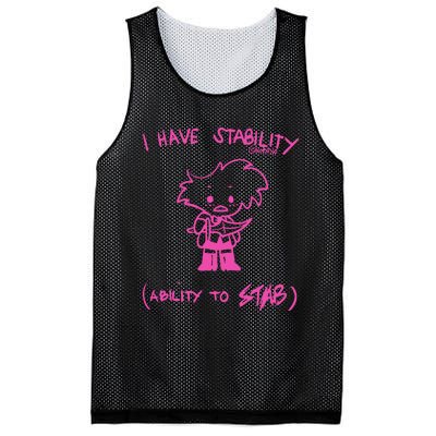 I Have Stability Ability To Stab Angel Dust Fanart Mesh Reversible Basketball Jersey Tank