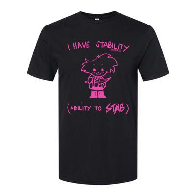 I Have Stability Ability To Stab Angel Dust Fanart Softstyle CVC T-Shirt