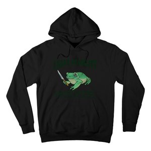 I Have Stability Ability To Stab Funny Frog Hoodie