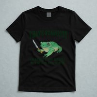 I Have Stability Ability To Stab Funny Frog T-Shirt