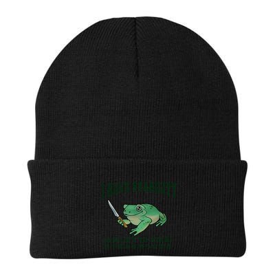 I Have Stability Ability To Stab Funny Frog Beanie