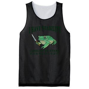 I Have Stability Ability To Stab Funny Frog Mesh Reversible Basketball Jersey Tank