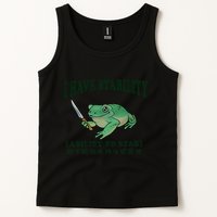 I Have Stability Ability To Stab Funny Frog Tank Top